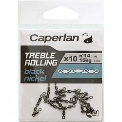 CAPERLAN Treble Rolling Black Nickel